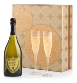 Dom Pérignon Champagne And Flutes