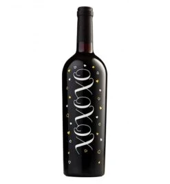 Hugs & Kisses Wine Bottle