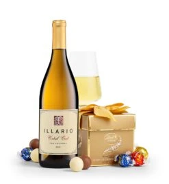 Classic LINDOR Assorted Truffle Box With Illario Chardonnay