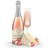 Chateau Montmore Sparkling Rosé With Birthday Cake LINDOR Truffles Cake Box