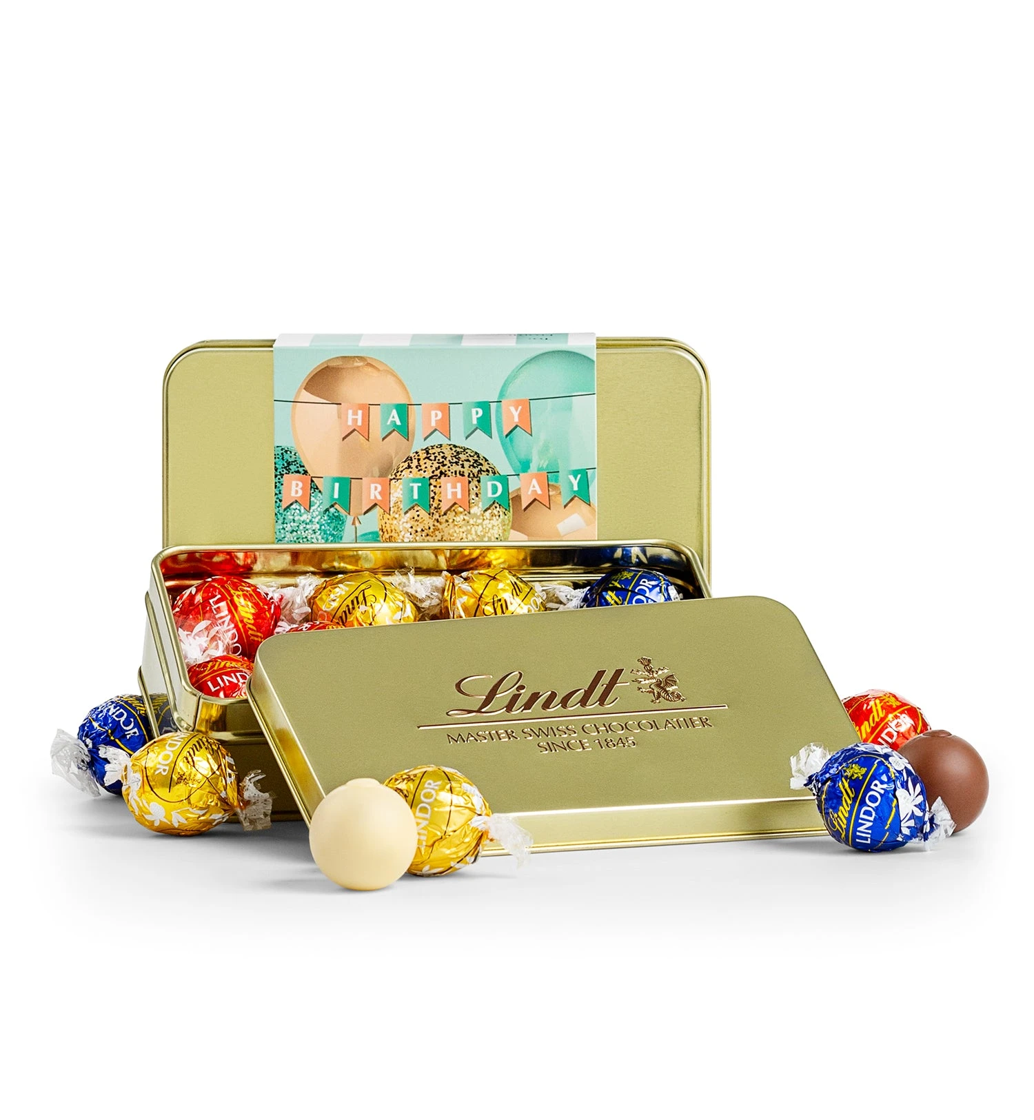 LINDOR Birthday Truffle Tin With DeepRoot Cabernet Sauvignon - Image 2