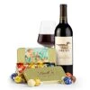 LINDOR Birthday Truffle Tin With Decoy Cabernet Sauvignon