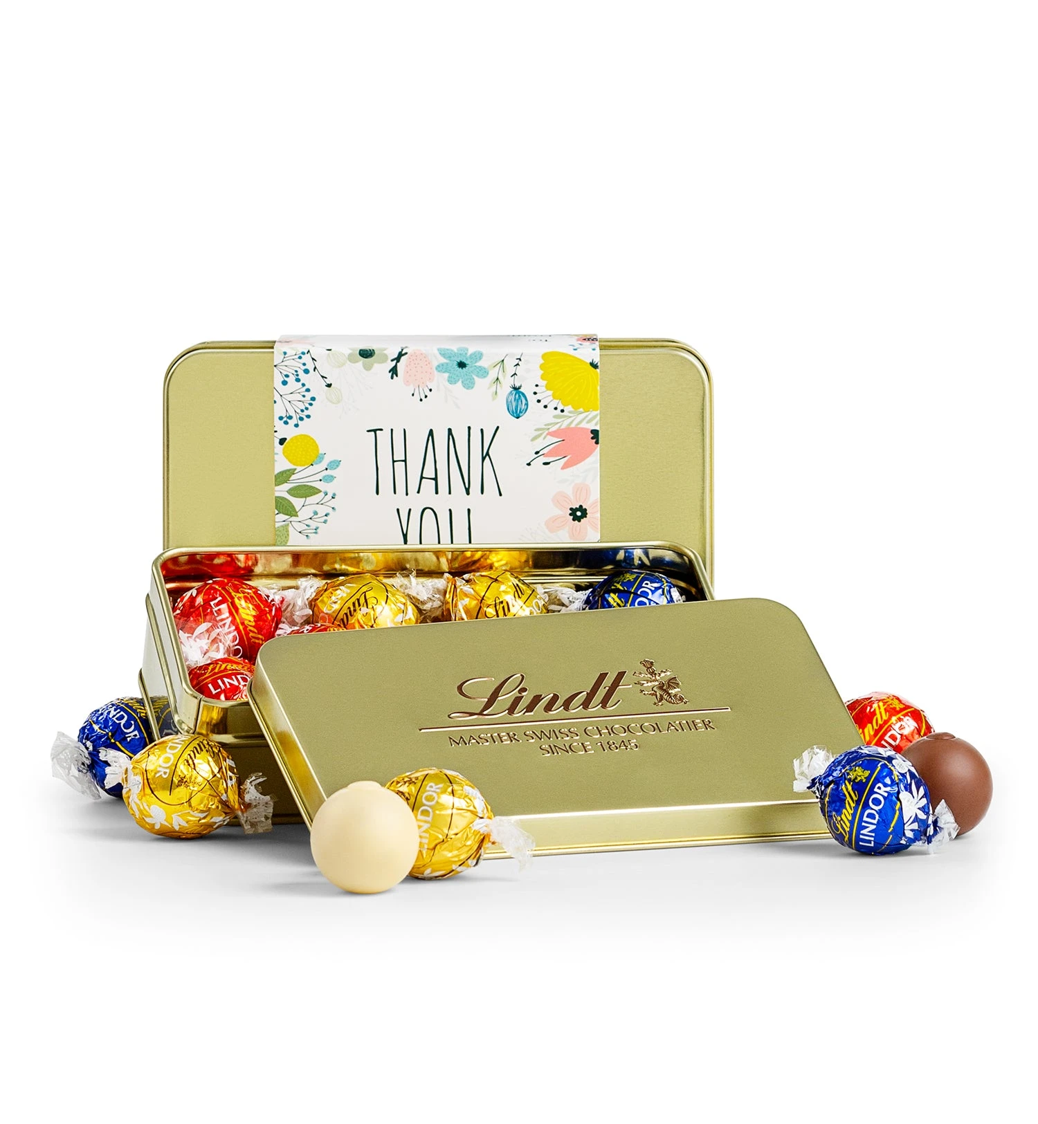 LINDOR Thank You Truffle Tin With Illario Chardonnay - Image 2