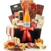 Congratulations Champagne Wishes Basket With Chateau Montmore Sparkling Rosé