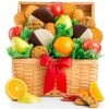 Premium Grade Fruit And Cookies Basket